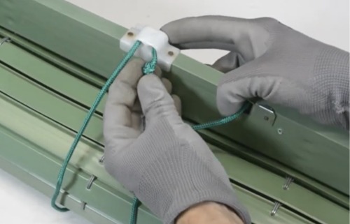 Como cambiar la cuerda de persiana alicantina